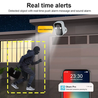 Wistino 2K HD Mini Batería Wifi Cámara Detección de movimiento al aire libre Alarma Color Visión nocturna 4G Cámaras De Seguridad