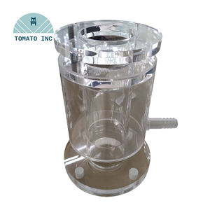 Tuyau acrylique transparent à grand diamètre, tuyau rond en PEHD flexible, verre organique avec bride flexible pour équipement expérimental - Product Image 5