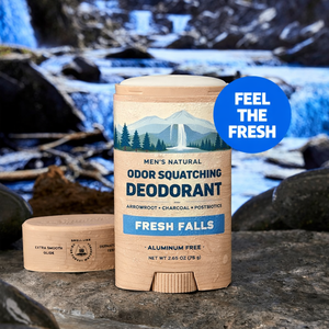 Desodorante Natural para Hombre |   Barra Desodorante Sin Aluminio |   Aroma de Cascadas Frescas |   Marca Privada OEM - Product Image 3