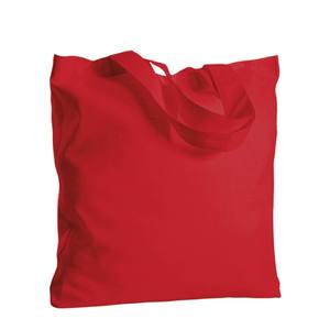 Sac de courses en coton Grace, moyen, 30-50 cm, rouge, pour les courses, à porter à la main - Product Image 1