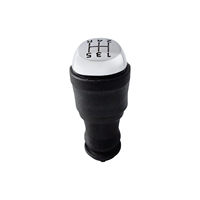 Poignée de levier de vitesses en plastique ABS 5 vitesses pour Renault Clio 4 IV MK4 Kangoo, manuelle, chrome argenté, OE 328654134R, accessoires intérieurs