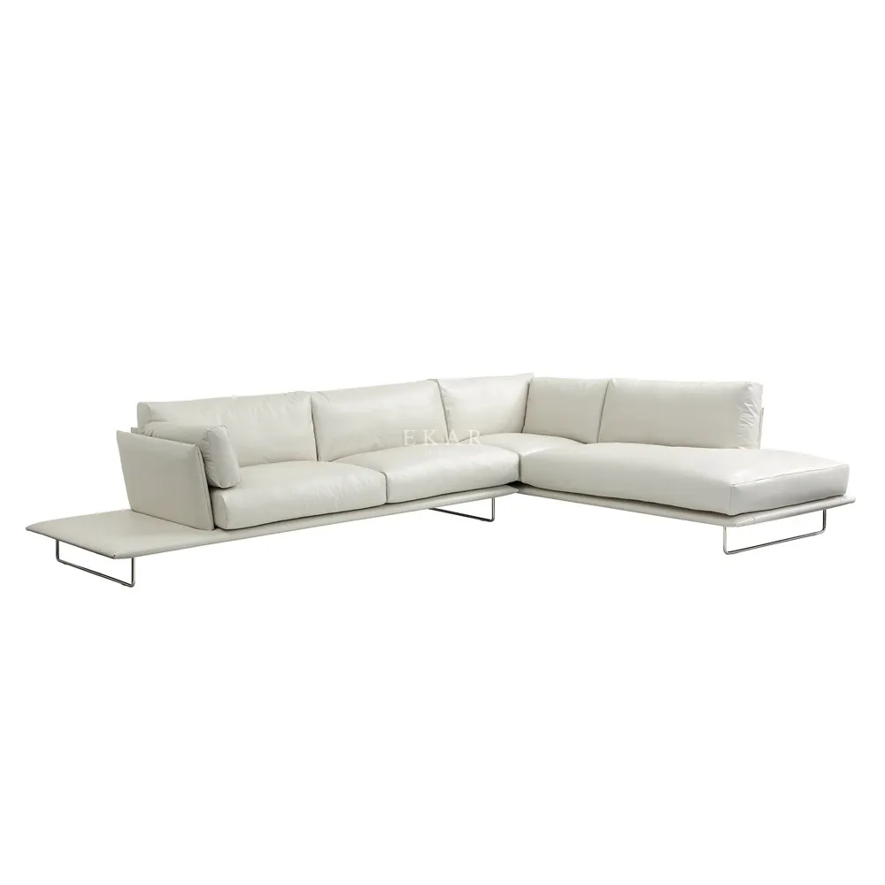 Luxus italienische Leder möbel Luxuriöses Design Moderne Designer marke Wohnzimmer Nordic Fabric Echte schwarze Couch Sofa Set