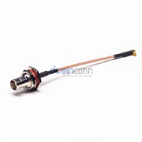 Câble coaxial RF BNC femelle vers MMCX mâle, câble BNC 75 ohms, assemblage de câble coaxial RF RG316 10CM
