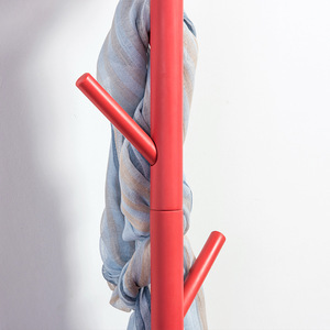 Solid wood coat <b>rack</b>, simple and easy to use, floor-standing <b>clothes</b> <b>rack</b>, suitable for home, bedroom, and rental storage. - Product Image 2
