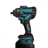 Llave de Impacto Inalámbrica sin Escobillas de Alto Torque, Llave Eléctrica Profesional de 1/2 Pulgada para Reparación de Automóviles