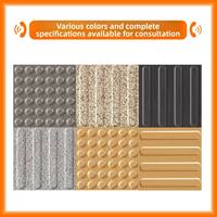 Meilleures ventes : Carreaux de pavage tactiles en céramique émaillée de qualité commerciale 300 mm pour voies ferrées à grande vitesse et allées extérieures
