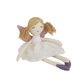 Factory Custom Super Soft Plush Elf <strong>Doll</strong> with Wings New Popular Mini Rag <strong>Dolls</strong> PP Cotton Filled Mesh Lined Black <strong>Fairy</strong> <strong>Doll</strong> - Product Image 6