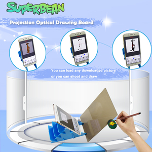 Proiezione Ottico Tavolo <span class=keywords><strong>Da</strong></span> Disegno riflessione a specchio di proiezione di tracciamento bordo piatto <span class=keywords><strong>per</strong></span> i bambini studenti <span class=keywords><strong>adulti</strong></span> schizzo disegnare - Product Image 3