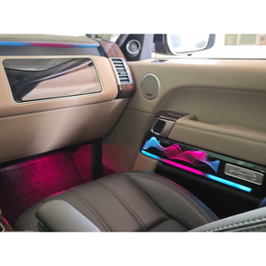 Kit d'éclairage d'ambiance intérieur personnalisé pour Land Rover Range Rover Vogue, lampe d'ambiance LED pour tableau de bord et portières, fabrication d'usine - Product Image 3