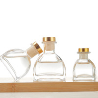 Bouteille d'aromathérapie en verre, design personnalisé pour la maison, flacons de parfum d'ambiance, diffuseur de parfum à roseaux