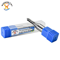 Mata Bor Presisi Kecepatan Tinggi Warrior's Bit TCT Carbide Tipped dengan Shank 1/2 inci, 3 Flute, Chipbreak Rougher Bit untuk Kayu ODM OEM