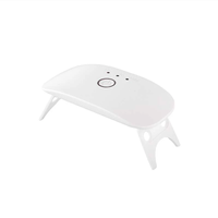 Bestseller 12W Nageltrockner mit 8 LEDs UV-Lampe Blitz Mini Tragbare Tischlampe Design für den Heimgebrauch