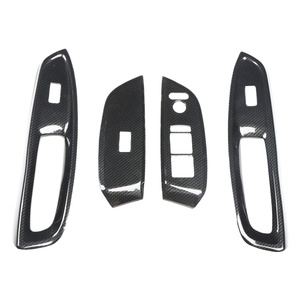 Modèle de voiture 2021-2022, interrupteur de lève-vitre avec motif en fibre de carbone, panneau de navigation noir, décoration intérieure de voiture - Product Image 5