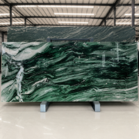 Dalle de quartzite Verde Lapponia naturel de qualité supérieure, pierre verte et blanche pour plan de travail de cuisine, meuble-lavabo de salle de bain et mur décoratif