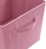 13x13 pouces Cubes de Rangement Pliable Non Tissé Boîte de Rangement Bacs Placard Organisateur Armoire Vêtements Étagères de Rangement avec Poignées