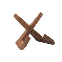 Support de Livres en Bois Massif pour Bureau, Présentoir de Lecture, Support de Tablette et Étagère de Rangement
