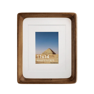 กรอบรูปไม้สีทองโบราณทรงกลมแบบเรียบง่าย ปี 2026 เป็นมิตรกับสิ่งแวดล้อม สไตล์ยุโรปย้อนยุค สำหรับตกแต่งห้องนั่งเล่น โชว์รูปภาพ - Product Image 1