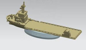 Service de conception 3D personnalisé, modèle de navire de conteneurs en résine souvenir nautique antique, miniatures de navires de croisière - Product Image 3