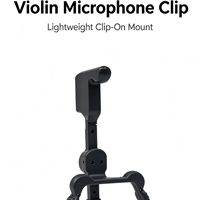 Support de microphone C-4099 à clipser pour guitare, basse, violoncelle, violon, piano, batterie et performances au piano