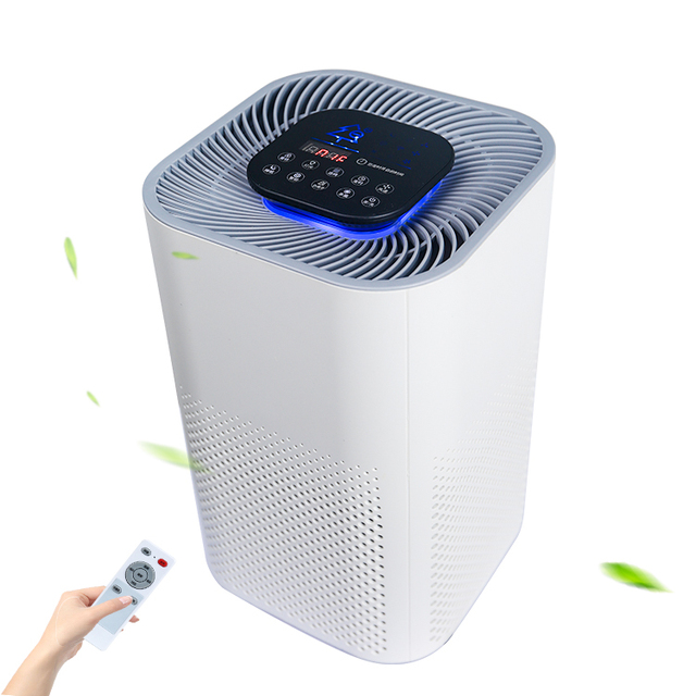 Wall Mounted Hepa Filter Plasma UV Sterilization Low Noise Oem Odm Hospital Office Home Air Purifier