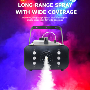 Baiqi 1500 W Đôi LED Bong Bóng Sương Mù Máy Đảng Điều Khiển Từ Xa Khói Máy Cho Giai Đoạn Hiển thị Điện Nguồn Điện - Product Image 6