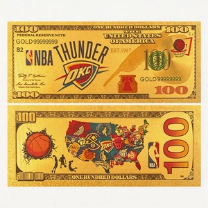 Billetes de Oro de Equipos de Baloncesto en Oferta, Monedas Conmemorativas de Equipos de la <span class=keywords><strong>NBA</strong></span> en Lámina de Oro, Regalos Conmemorativos Coleccionables - Product Image 4