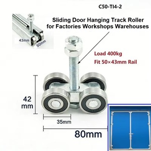 Roue de Portail Cantilever Robuste 200kg-450kg pour <span class=keywords><strong>Rail</strong></span> 50×43mm - Product Image 1