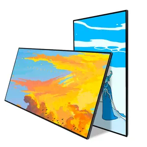 55 inch indoor wall mounted lcd advertising display touch screen computer digital display advertising