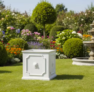 Vasos de Flores de Fibra de Argila Luxuosos e Ecológicos para Jardim ao Ar Livre, Novo Modelo Lionhead Europa - Product Image 1