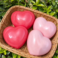 Z Balles anti-stress souples en forme de cœur à changement de couleur, mini jouets sensoriels pour adultes, cadeaux et faveurs de fête de la Saint-Valentin