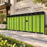 Casier intelligent extérieur pour colis, armoire de livraison électronique pour appartements, communautés et immeubles résidentiels