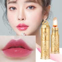 Échantillon gratuit 3 couleurs de fleurs, gelée, décoloration claire, étiquettes privées, conteneurs de Base, Tube, baume à lèvres, brillant, rouge à lèvres