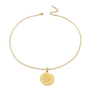 Collana Personalizzata Ayatul Kursi Allah Eid, Gioiello Islamico in Acciaio Inox con Pendente a Pizzo per Donne - Product Image 5