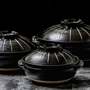Casserole <span class=keywords><strong>en</strong></span> porcelaine fine de style américain, résistante aux hautes températures, pour la cuisson au gaz, pot à soupe, pot à riz - Product Image 4