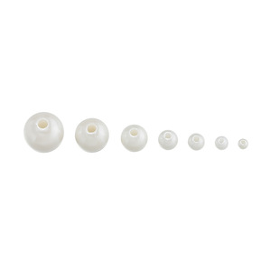 Diy Jewelry Accessories <b>Pearl</b> <b>Set</b> White Round Plastic Resin For Jewelry Making - Product Image 5