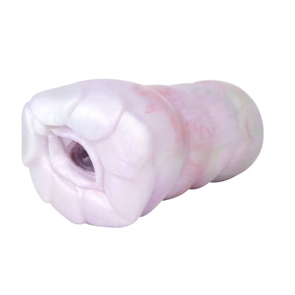 GEEBA yeni ürün hayvan uçak fincan antik beast renkli ölçekler pırıltılı mor rouge boyutu 8*16*23.5CM erkek seks oyuncakları