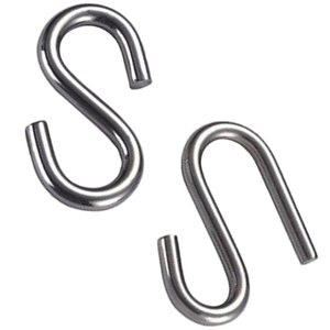 Vente chaude fabricant <span class=keywords><strong>S</strong></span>-<span class=keywords><strong>forme</strong></span> cintre <span class=keywords><strong>crochet</strong></span> 3*30mm à 12*120mm argent acier inoxydable métal <span class=keywords><strong>S</strong></span> <span class=keywords><strong>forme</strong></span> <span class=keywords><strong>crochet</strong></span> connecteur pour accrocher - Product Image 5