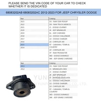 68083202AC nouvelle valve PCV pour Jeep Dodge Chrysler 300 3.0L 3.6L 2012-2024