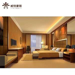 Conjunto de muebles de habitación de hotel de cadena de lujo de 5 estrellas, mobiliario completo hecho a medida para hotel Days Inn Dawn - Product Image 1