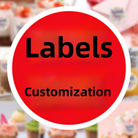 Autocollants et étiquettes adhésifs personnalisés pour la publicité des boissons, logos, codes QR, sur mesure, sans résidus, pour sceller les commandes imprimées de thé au lait