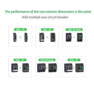 เบรกเกอร์วงจร MCCB รุ่นใหม่ C16F6TM125 LV430641 NSX160F TMD 125 4P3D F NSX160N TMD 125 4P3D F LV430851 C16N6TM125 MCCB - Product Image 4