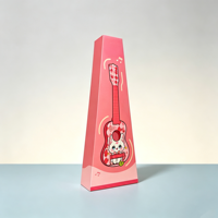 Boîte d'emballage de vente au détail pour jouets avec fenêtre découpée sur mesure, boîte cadeau en carton imprimée en couleur, boîte en papier transparente avec logo personnalisé