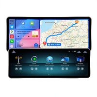 Uckazy Pantalla QLED de 128 Pulgadas para Mercedes-Benz C/GLC W205/X253, CarPlay Android, Resolución 2400x900, Conexión Inalámbrica Plug-and-Play, Linux Estable