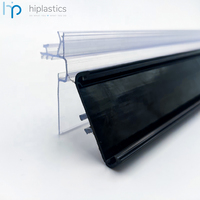 Système de porte-étiquettes électroniques en plastique personnalisé Hiplastics PSHF, installation facile, fonctionnalités pratiques pour les rayons de supermarché