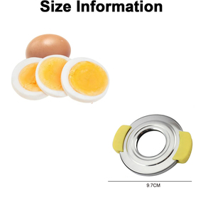 Tiện Ích Nhà Bếp nhà trứng công cụ nấu chín trứng Topper Opener <span class=keywords><strong>Slicer</strong></span> luộc thép không gỉ trứng Cutter - Product Image 5