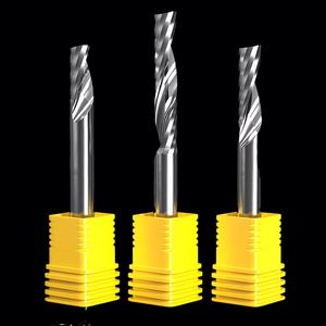 High Efficient Single Flute up Cut End Mill 2mm Single Flute Spiral End Mill <strong>Cnc</strong> <strong>Router</strong> <strong>Bits</strong> for <strong>Acrylic</strong> - Product Image 1