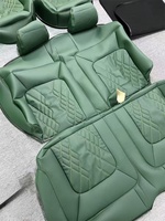 Maßgefertigter Grüner Nappa-Leder Kompletter Autositzbezug für Volkswagen Beetle
