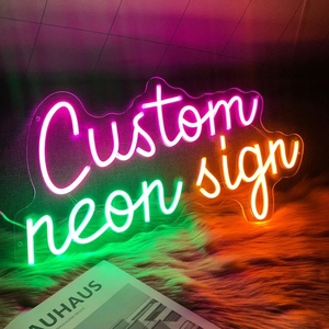 Mới nhất thiết kế tùy chỉnh của riêng bạn logo độc đáo <span class=keywords><strong>LED</strong></span> Acrylic neon ánh sáng dấu hiệu cho cửa hàng kinh doanh cửa hàng trang trí - Product Image 4
