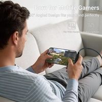 Câble USB C 240W 5A avec support pour téléphone, charge rapide et synchronisation des données, cordon de chargeur de type C tressé