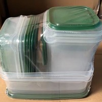 17 Stks/set Transparante Keuken Opbergdoos Voedselcontainer Koelkast Organizer Snacks Noten Vruchten Opbergdoos Potten